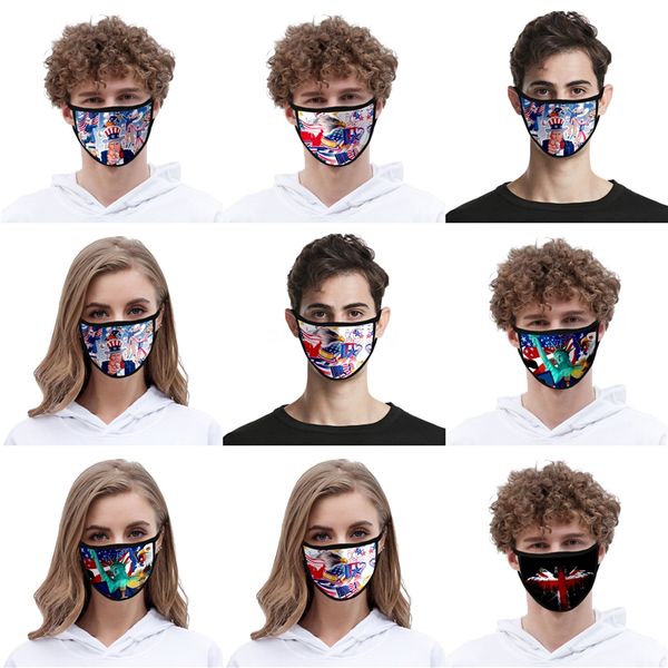 

designer face masks reusable washable dust masks carbon filter protective reuseable individual package anti dust cotton fack mask in sto#aq7