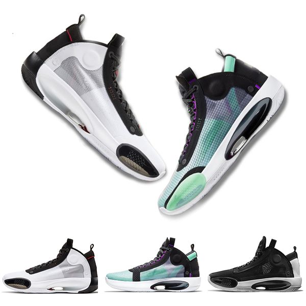 

basketball shoes for men 34 34s xxxiv blue void eclipse bred amber rise snow mens trainers sports sneakers 7-12