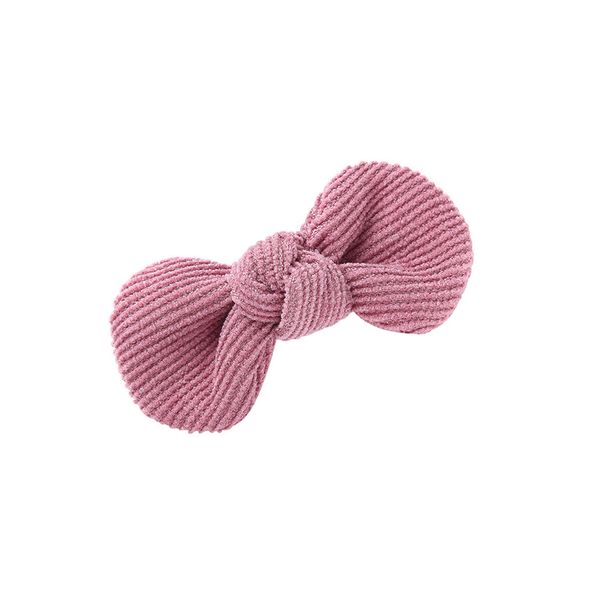 

3pcs/lot children's hair accessories girls barrettes solid color corduroy bow children barrettes hair clips girls headdress gift, Slivery;white