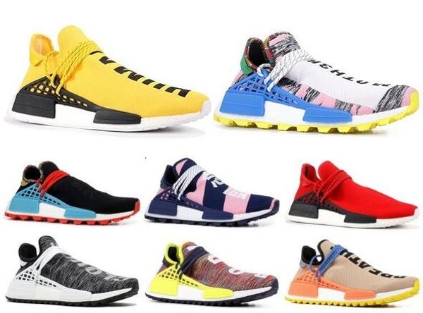 

2019 nmd human race pharrell williams hu trail nerd men women running shoes xr1 black nerd designer sneakers sports shoes with box
