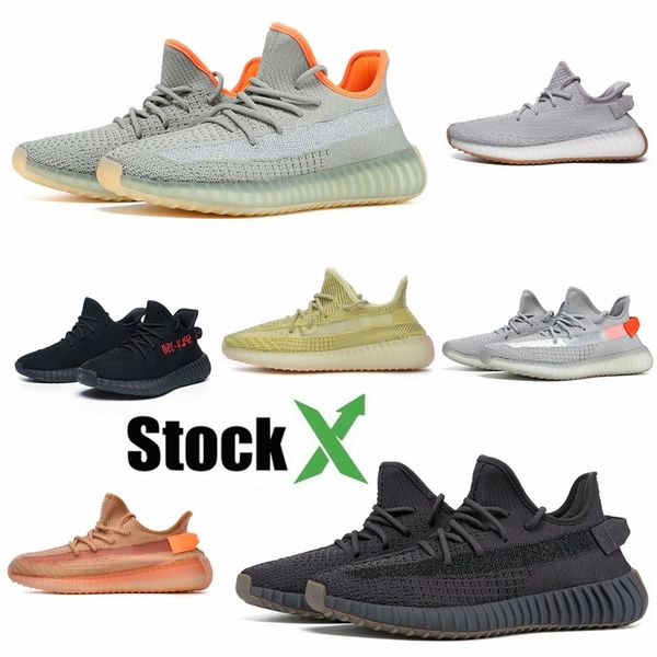 

reflective wave runner kanye west v2 solid grey static magnet teal carbon blue runing shoes men designer shoes women static sneakers #dss338