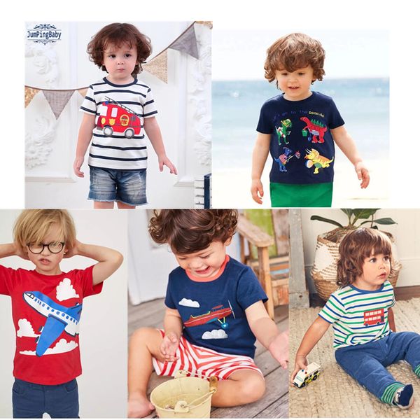 

Dhl de igning baby embroidery ummer infant cotton children boy girl tee cartton tortoi e fox hark girl hort leeve t hirt