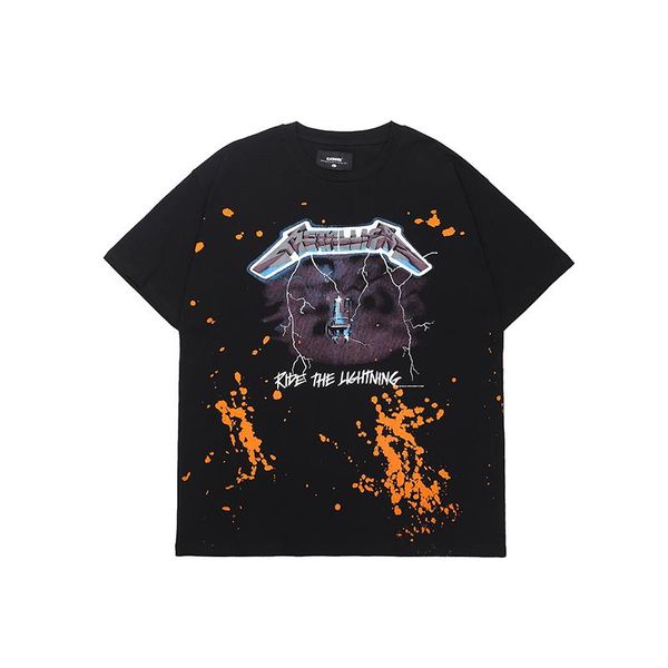 

new o neck vintage streetwear mens tshirts short sleeve loose casual harajuku t shirt oversize summer hip hop tees, White;black