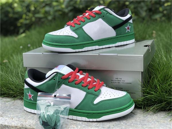 

2020 sell dunk low pro sb heineken 304292-302 limited men women skateboard shoes sports sneaker size36-45