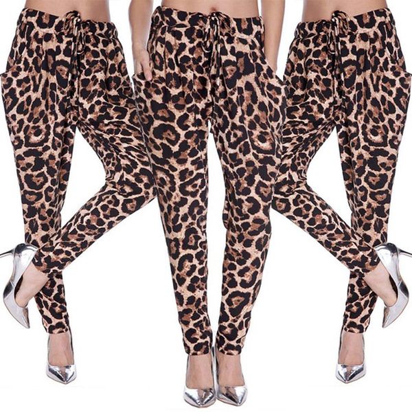 

leopard print 2019 new style women ladies full length printed legging jeggings stretchy pants skinny leggings sweatpants, Black;white