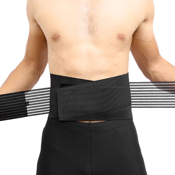 

men women xl waist support belt breathable elastic adjustable protector fitness basketball sports safety waist support belt, Black;gray