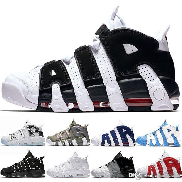 

2020 mens basketball shoes more uptempo scottie pippen varsity red white unc iridescent chrome blue oreo sport sneaker size 40-47