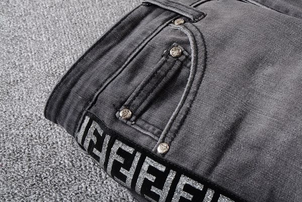 

Solid cla ic tyle fa hion traight fendi1 fit arrival biker blue jean pant di tre ed water diamond zebra tripe jean z 29 40