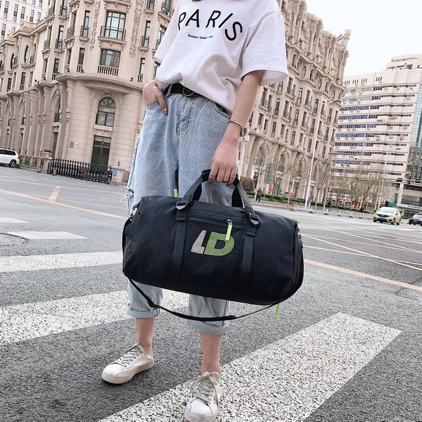 

2019 new large capacity travel bags outdoor folding bags oxford waterproof handbags
