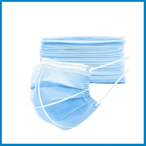 

dhl ship 3 mask layer blue meltblown dust earloop face mouth masks for over 100 1pcs z5w4