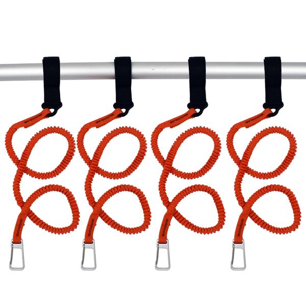 

orange paddle leash paddle holder tool lanyard - no