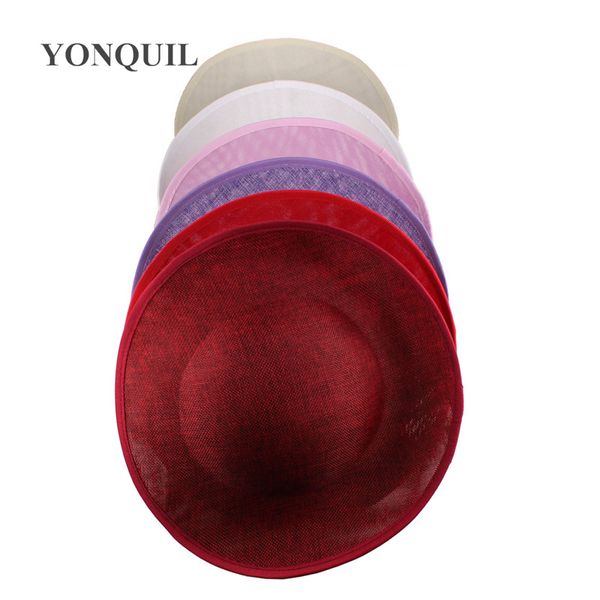 Imitation Sinamay Fascinators Bases 30 Cm Round Women Ladies