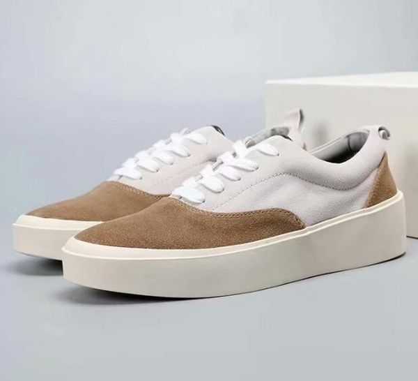 

fear of god fog 101 sneakers collections main line 101 cattle leather running shoes men designer shoes platform vintage trainers 38-47 03, Black