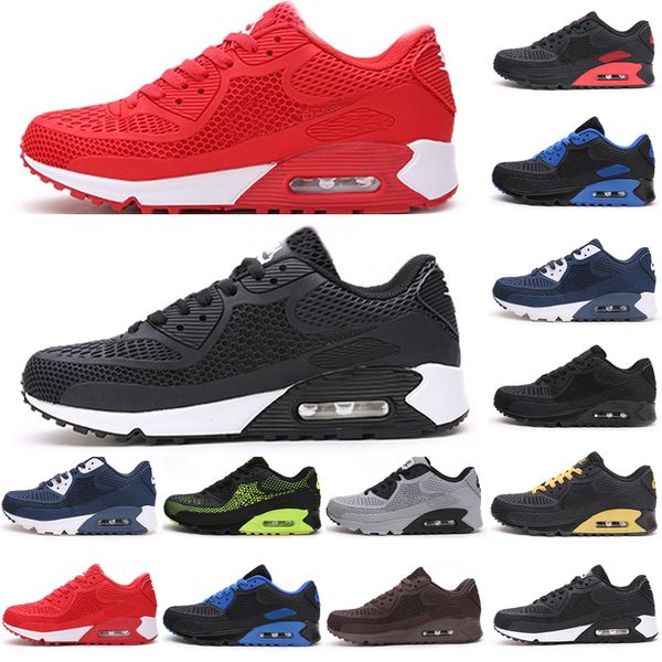 

2020 utility run 90 og kpu mens running shoes airs cushion classic 90s sports sneakers triple white black designer mens trainers size 40-46