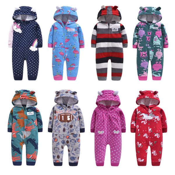 

2020 новорожденные детские зимние hoodie одежда мальчиков одежда для новорожденных девочка 9м-24м мальчик комбинезон рождество ребенка ползу, Blue;gray
