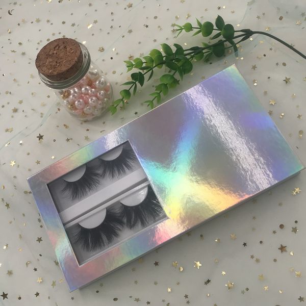 

4 pairs lashes book magnetic box pretty lashes box custom private