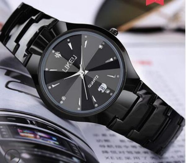 

korean version of watch male student fashion men's watch calendar simple men's watch waterproof, Slivery;brown