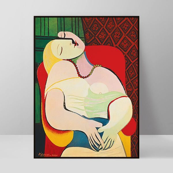 

decorative living room sofa background wall paintings simple picasso decorative painting abstract figures art painting entrance mural