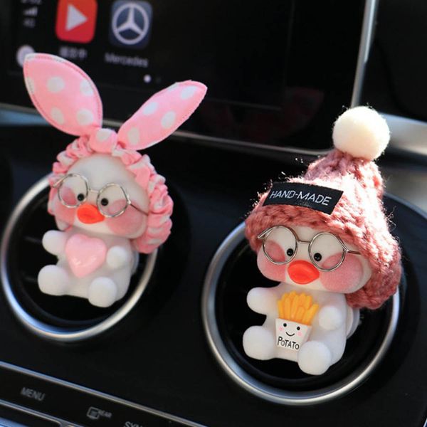 The Newest Cute Kawaii Hyaluronic Acid Duck Dolls Car Outlet Air
