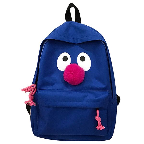 

maison fabre bag backpack women new fashion personality backpack cartoon eye pure color bag large capacity school