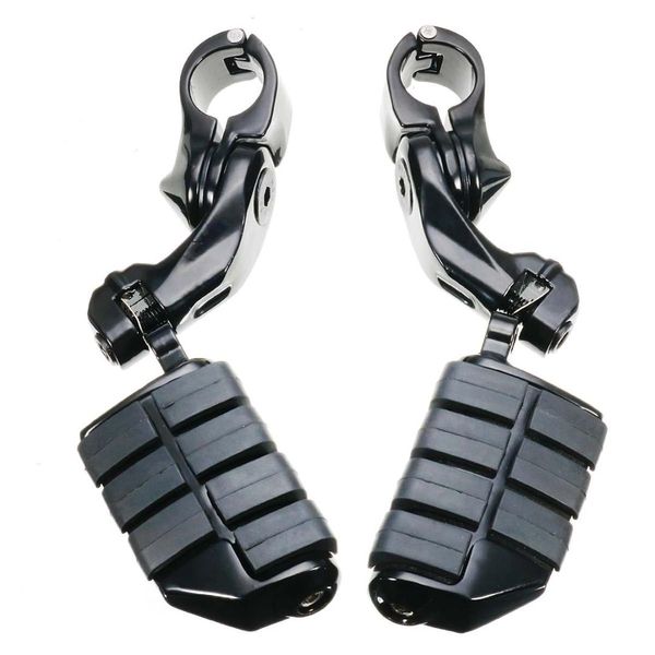 

1.25'' black motorcycle left & right sides foot peg pedal for fxst dyna fxwg fxr, xl for gl 1500 yamaha v star 1100