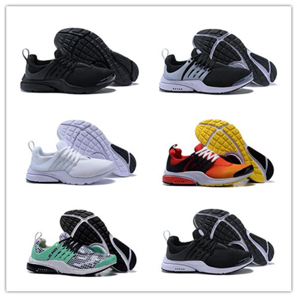 

2019 presto 5 men women mesh breathable running shoes air cushion prestos ultra br qs tp black white oreo sports jogging sneakers