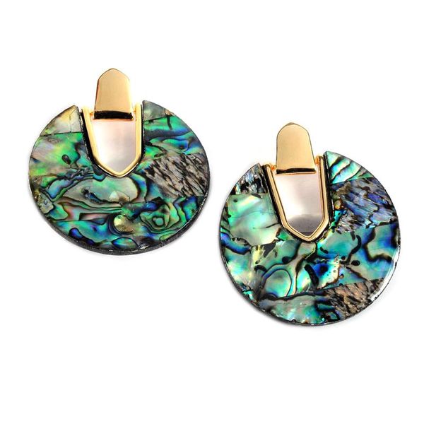 

acrylic hoop earrings exaggerated dangle earrings jewelry for women girls, Golden;silver