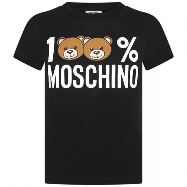 

дети дизайнер футболки мода тройники 2020 лето бренд письма печатаются с рисунком медведя топы мальчики девочки роскошные футболки топ quanl, Blue