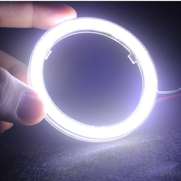 

tptob 2 pcs car angel eyes led halo ring headlight drl universal for car auto moto motorcycle accessories dc 12v 10w