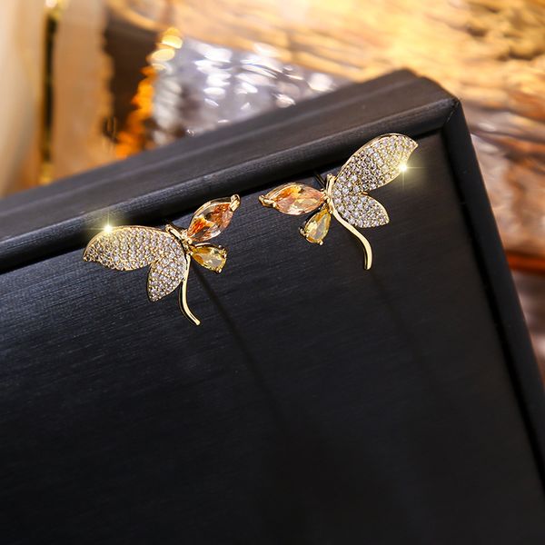 

new arrival metal trendy women dangle earrings female butterfly girl korean simple earrings 2020 jewelry cl2-013, Silver