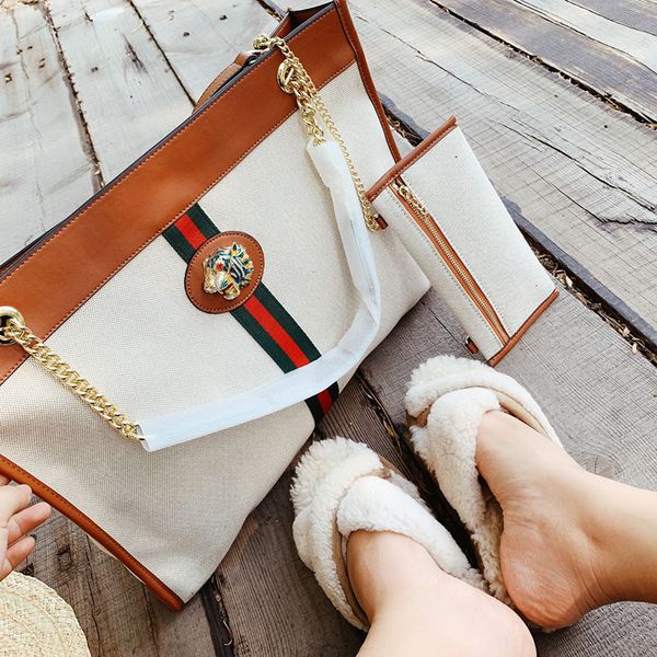 

Pink sugao designer handbags purses 2 pcs fashion designer bags women handbag designer tote bag canvas shoulder bag shopping bag women bags