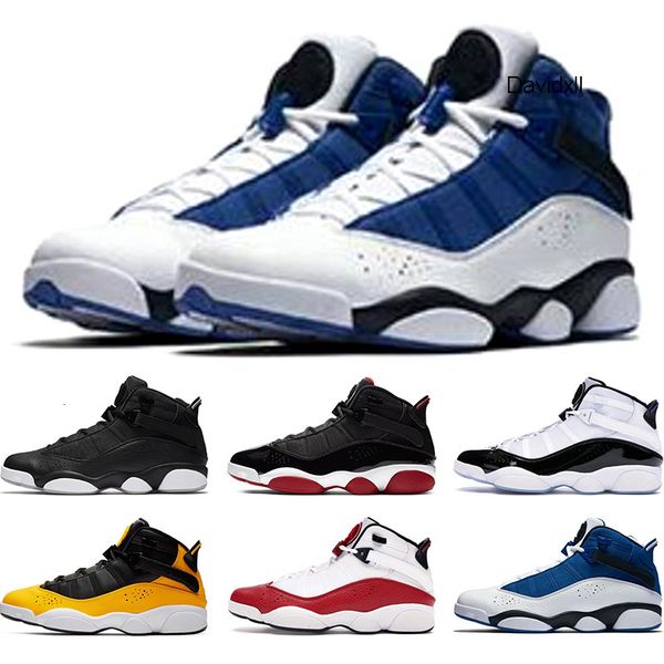 

new 6 rings mens jord*n basketball shoes bred concord matte silver taxi white university red men trainers sports sneakers size 7-13 free