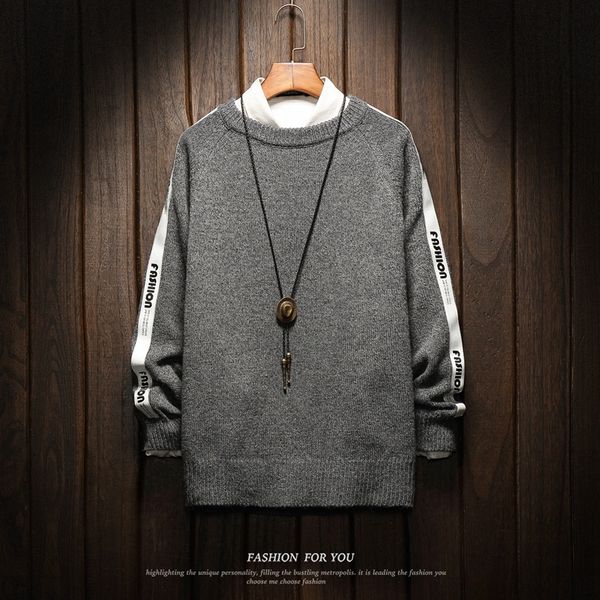 

christmas men sweaters winter clothes 2019 plus size asian -4xl 5xl 6xl japan style casual standard designer pullovers, White;black