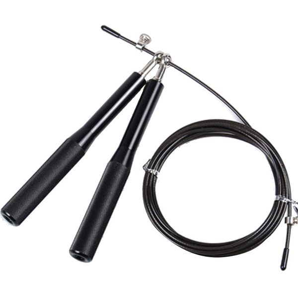 

3m adjustable skipping rope speed steel wire skipping handle jump ropes crossfit training boxing sports exercises