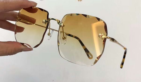 

women ce148s square sunglasses gold/gradient lens designer sunglasses new with box, White;black