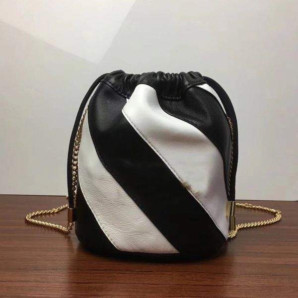 

дизайнер роскошные сумки кошельки дизайнер кошелек мода высокое качество новый лоскутное цвет ремешок леди мини ведро сумка натуральная кожа