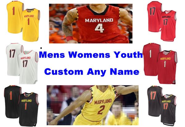 

maryland terrapins jerseys will clark jersey anthony cowan jr hakim hart eric ayala ricky lindo jr new basketball jerseys custom stitched, Black