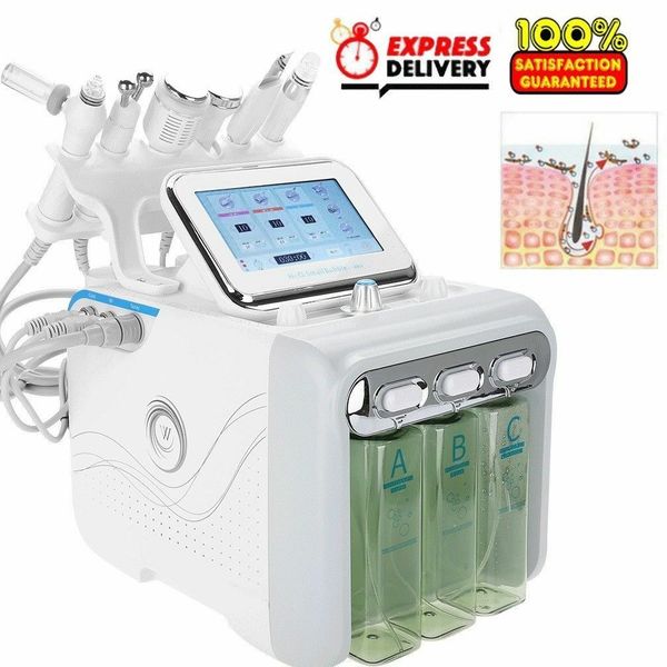 

multifunctional 6 in 1 h2 o2 hydra facial machine dermabrasion hydro microdermabrasion peeling vacuum skin cleaning water aqua oxygen spray