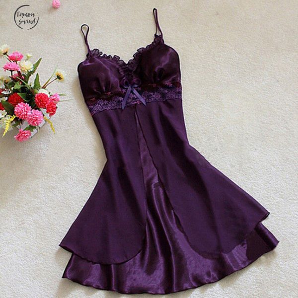 

sexy мода женщины пижамы nightgown вскользь дамы пижамы nightdress camisola vestidos femininos сорочка женская одежда женщина lingerie, Black;red