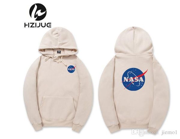 

nasa hoodie streetwear hip hop fashion khaki black gray pink white hoodies womens mens hoodies sweatshirts xxl plus size