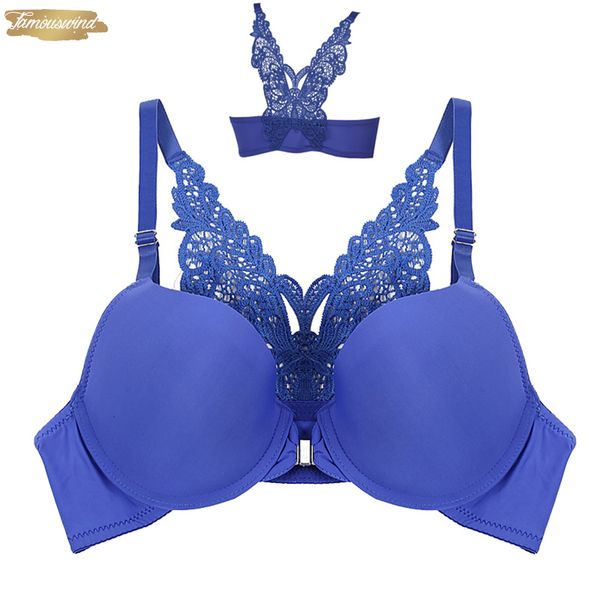 

women front closure bra lace push up bralette female underwire bras for women fashion racerback lingerie underwear, Red;black