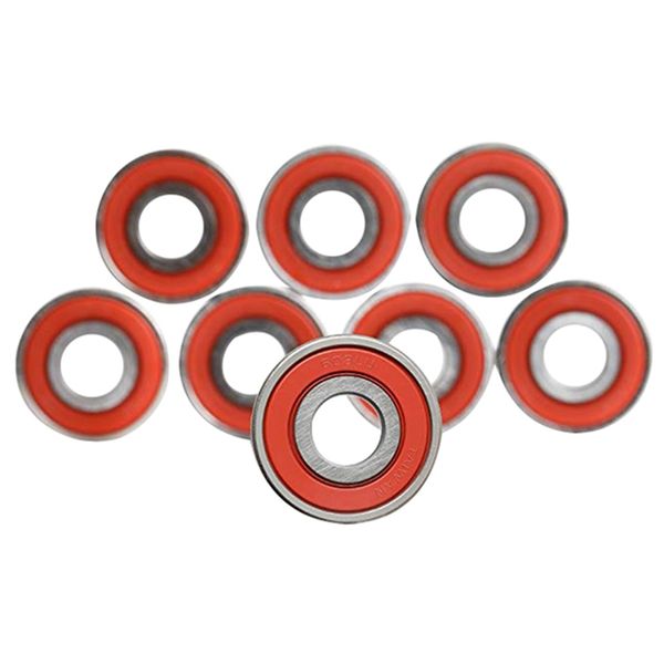 

10pcs 608 abec-11 skateboard scooter no noise oil lubrication smooth plate scooter inline pulley bearing accessories gmt601