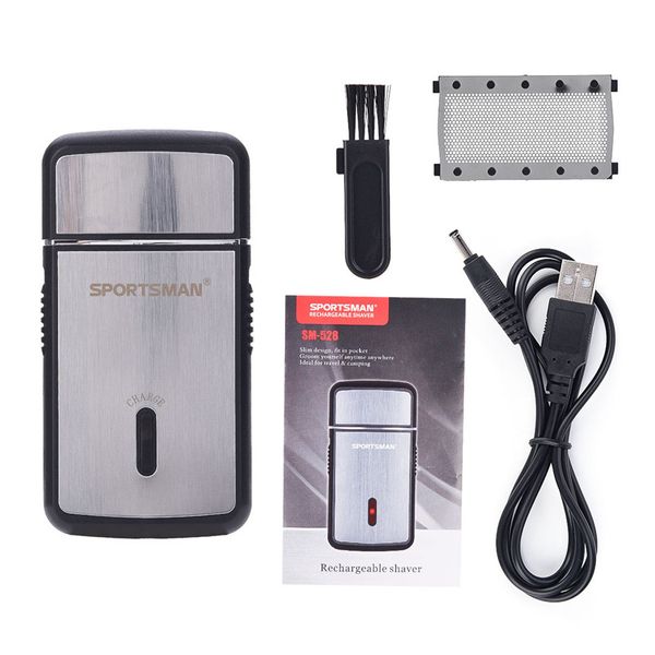 

usb rechargeable shaver face care washable stainless steel reciprocating single blade razor electric shaving machine men beard