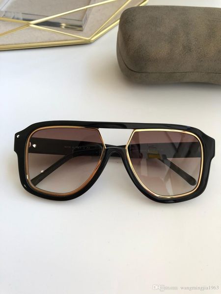 

4604 classic for men popular designer sunglasses fashion summer style laser gold plated uv400 eyewear come with case, White;black