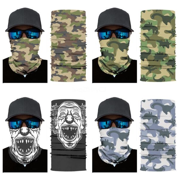 

sjyal designer multifunction mask bandanas letters mask cycling breathe riding i magic skull scarf half face mask outdoor can't turb#37, Blue;black