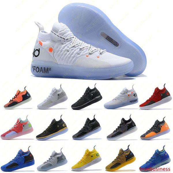 

mens trainers new kd 11 ep white orange foam pink paranoid oreo ice basketball shoes original kevin durant xi kd11 sneakers size 7-12