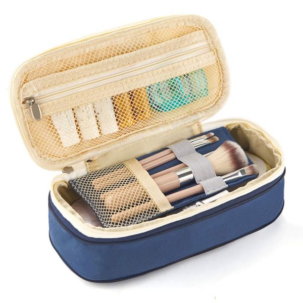 

large capacity pencil case office university college large capacity bag folder storage box