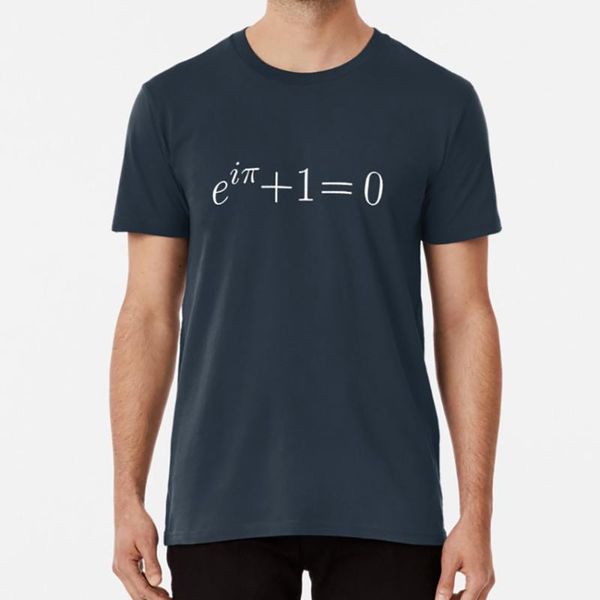 

euler's identity t shirt math maths mathematics science euler exponential pi numbers circle formula, White;black