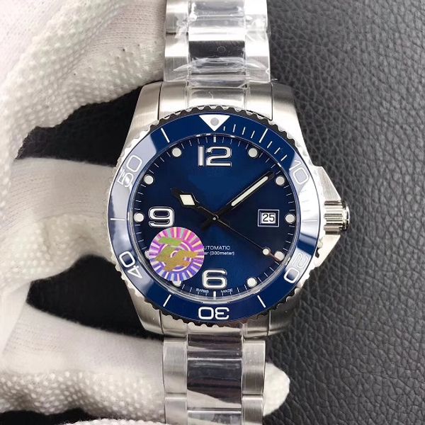 

41mm l37814566 stainless steel men watch waterproof wristwatch sapphire crystal business casual zf real ceramic bezel a.2824, Slivery;brown