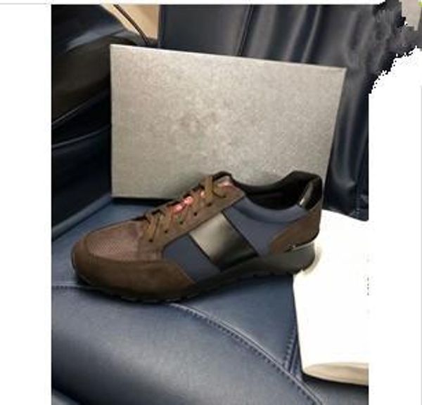 

spring and summer new sports and leisure men's shoes imported special fabrics all leather upper wear bottom comfortable trend hy896509, Black